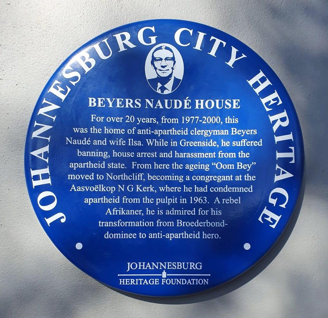 Beyers Naudé House The Heritage Portal